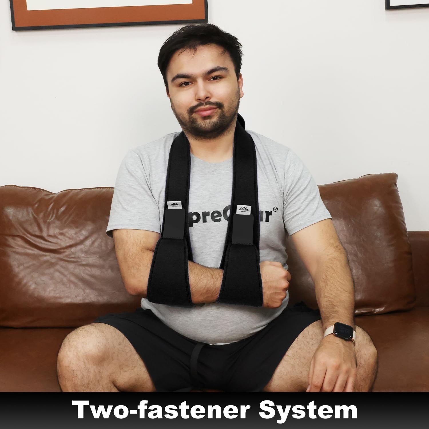 Adjustable Arm Sling for Shoulder Support, Rotator Cuff Brace, Lightweight Immob