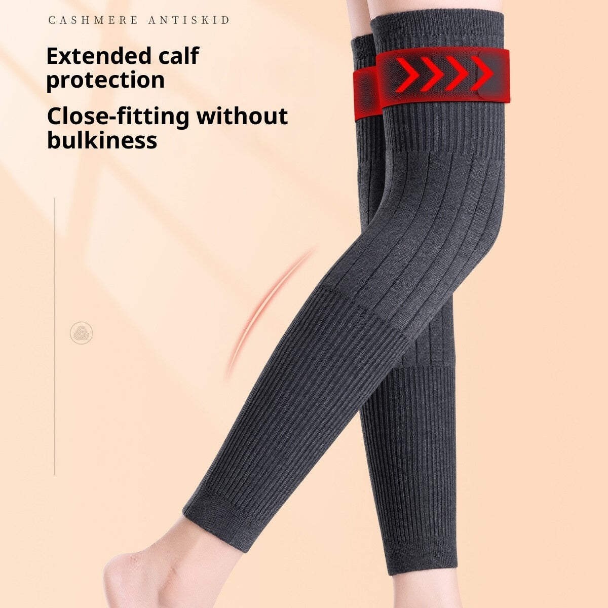 Universal Cold-proof Warm Knee Pads Elastic Windproof Thick Knee Protector Wraps