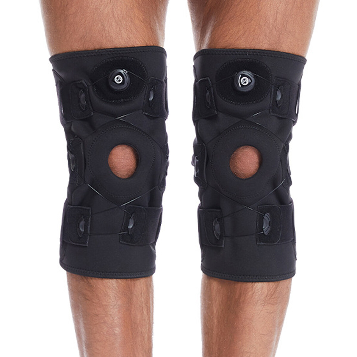 Knee Sleeves Compression Brace Support Joint Injury Patella Arthritis Pain Sport