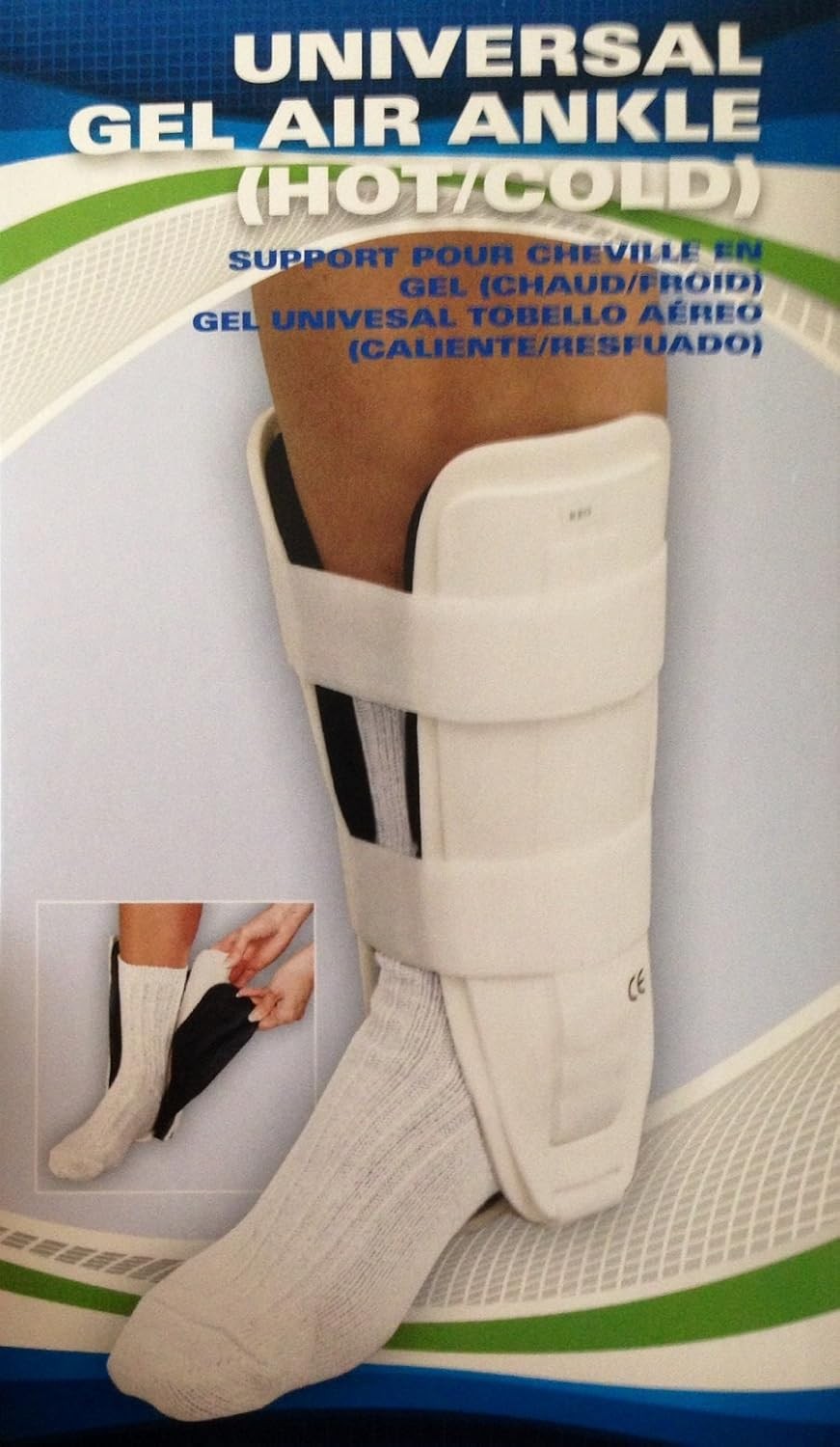 SportAid Universal Gel Air Ankle (hot/cold) Short 9″