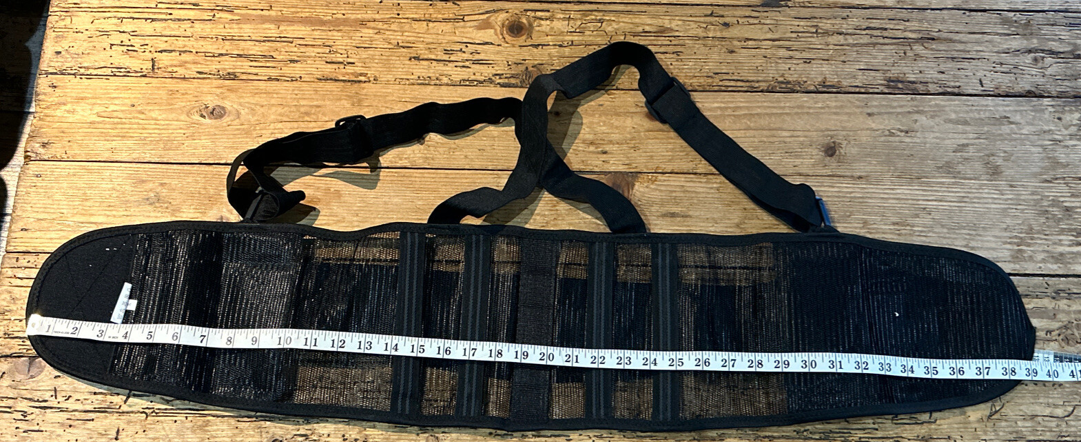 Neotech Care Size M Black Back Support With Suspenders NWOT