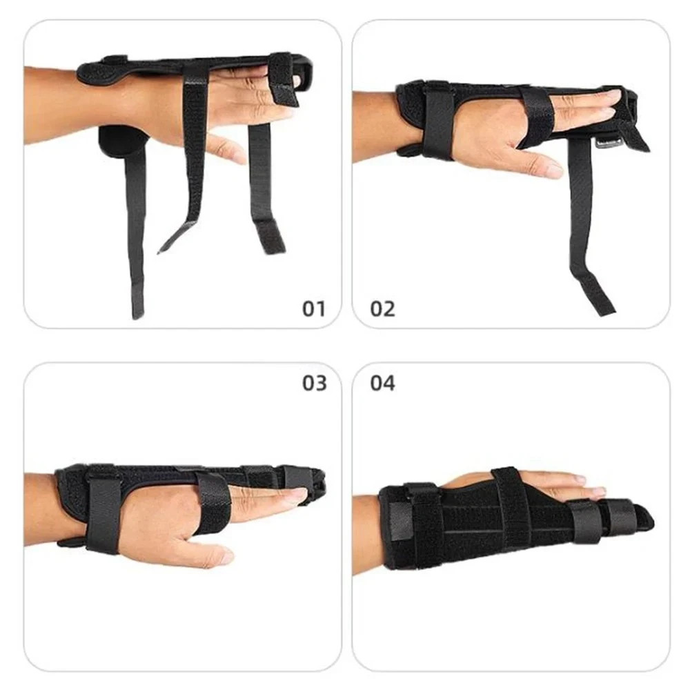 Boxer Finger Splint Adjustable Finger Brace Fracture Broken Finger Support Pinky