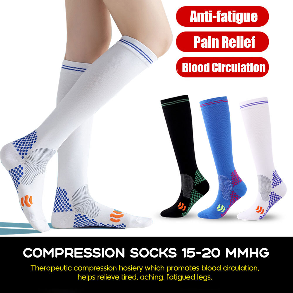 Easy-On/Easy-Off Calf Compression Socks 3Pair Medicinal Products Men Women S-XXL