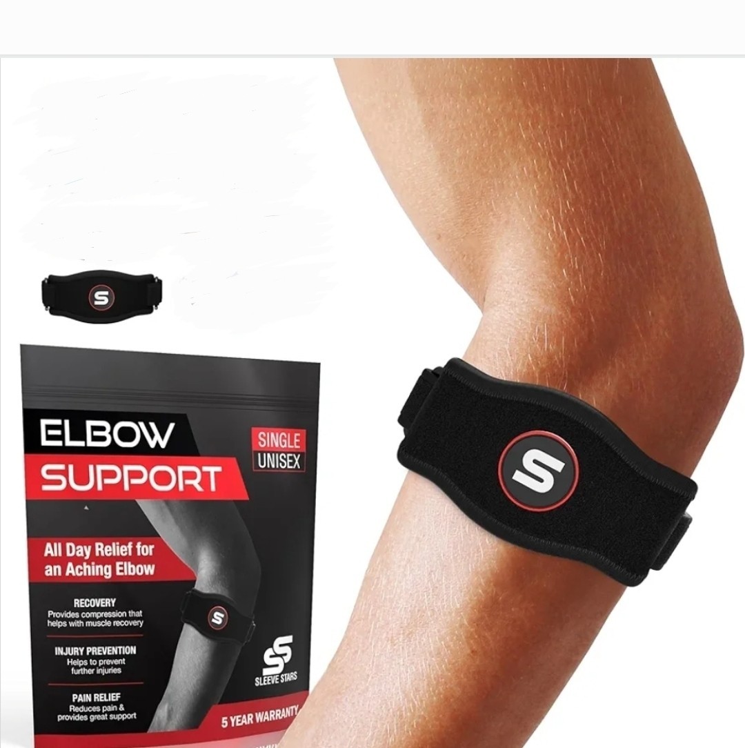Sleeve Stars Elbow Support Brace Unisex, New Open Box