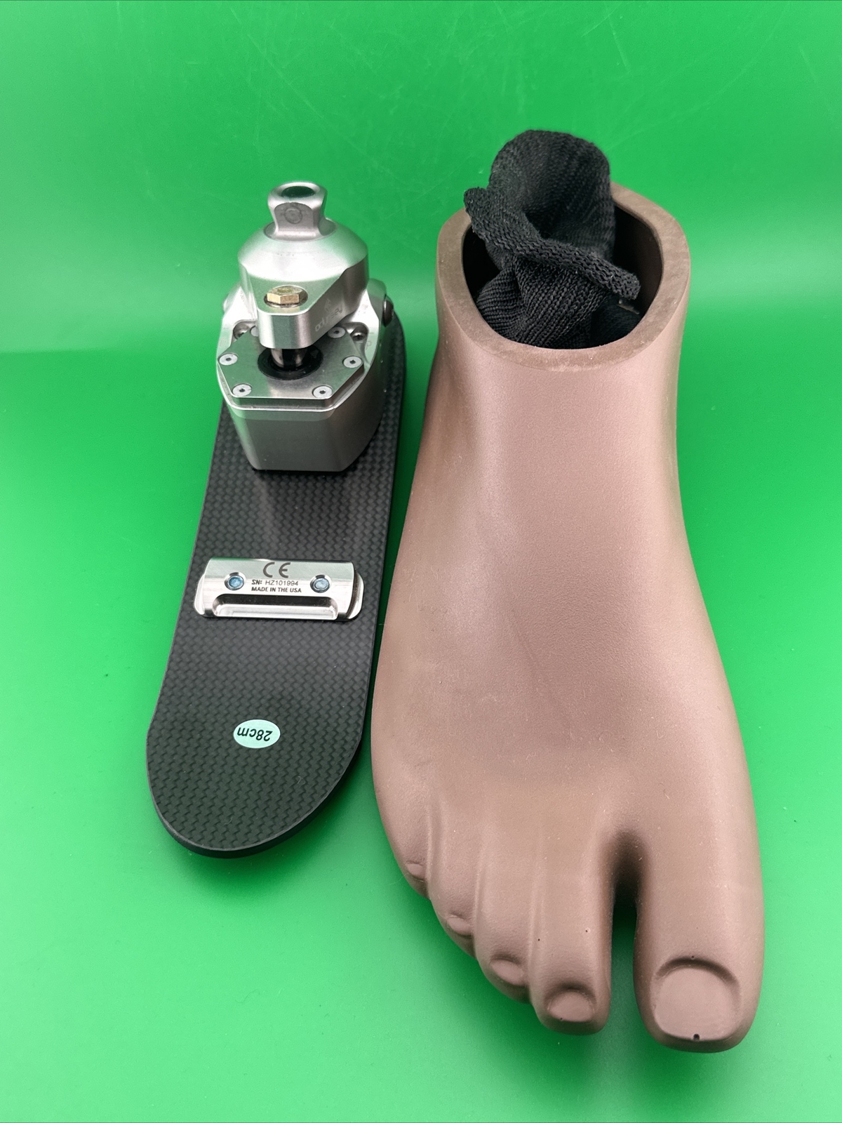 College Park K3 Odyssey Hydraulic Prosthetic Foot And Ankle. Size 28