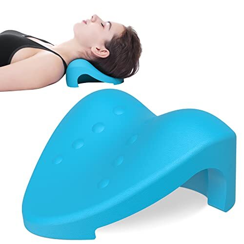 Neck and Shoulder Relaxer Neck Pain Relief Neck Traction Pillow Stretcher