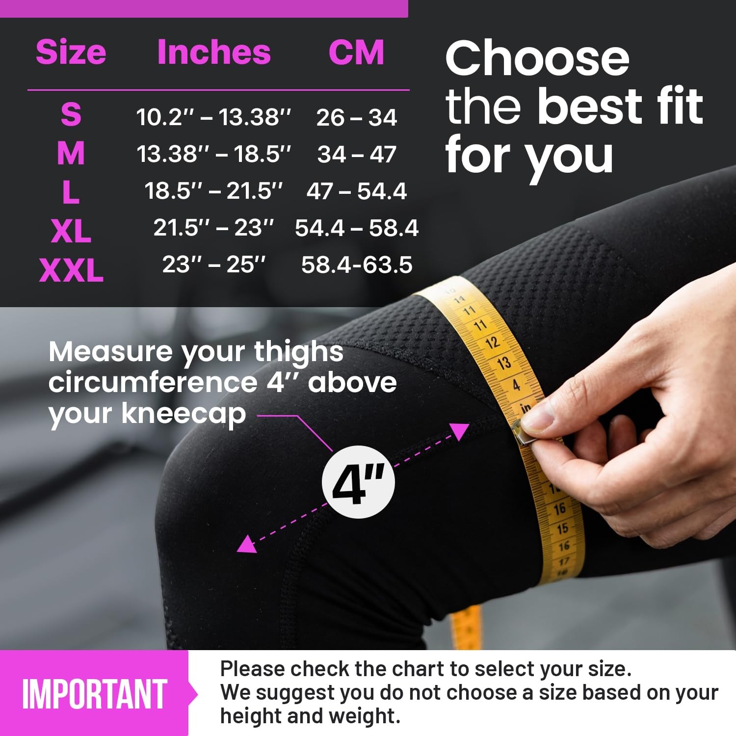 Knee Brace for Women and Men with 4 Side Stabilizers & Upgraded Patella Gel P…