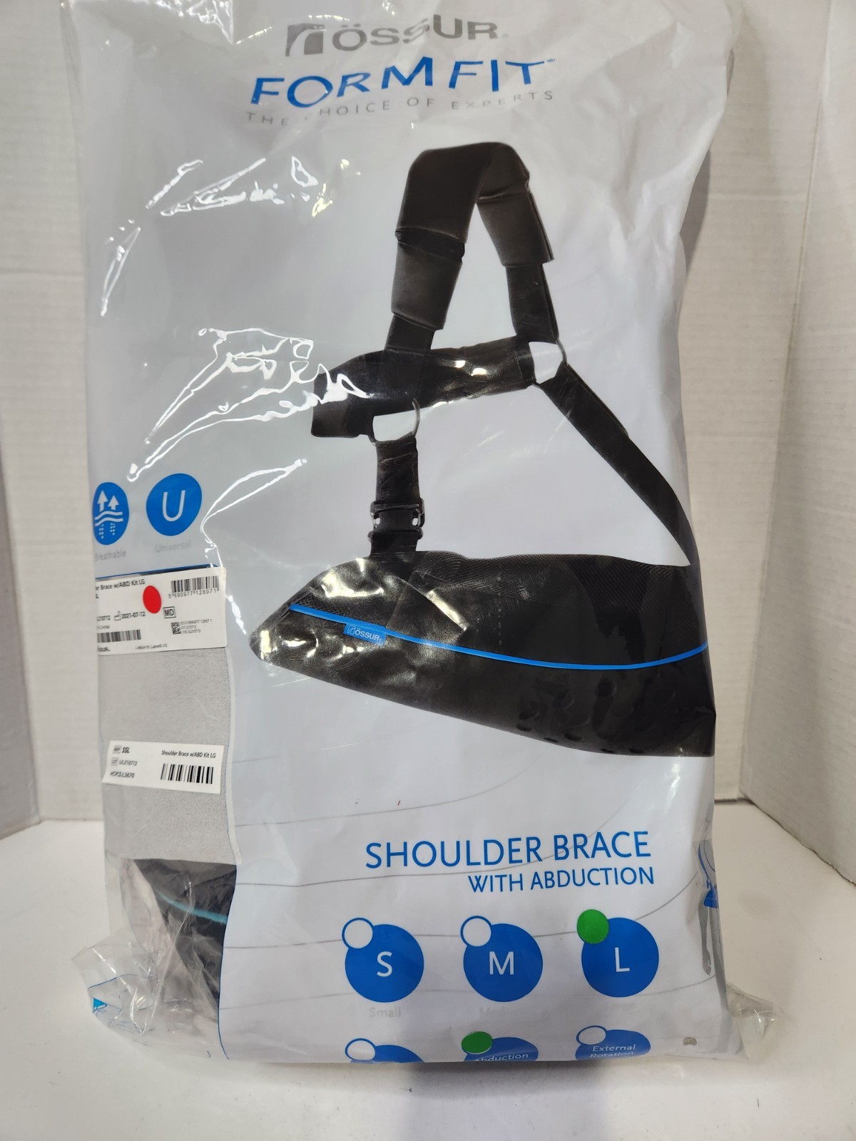 Ossur Formfit Shoulder Brace With Abduction, Large 16″-17.5″- 40-44.5cm – SSL