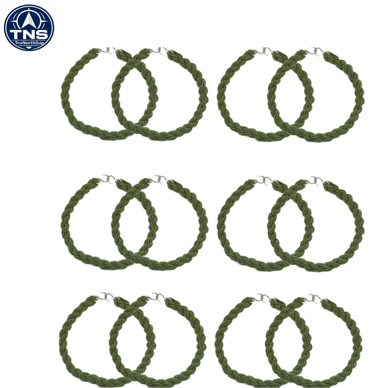 Janegio Military Boot Straps Elastic Garters 12 Pack Trouser Blousing Hooks