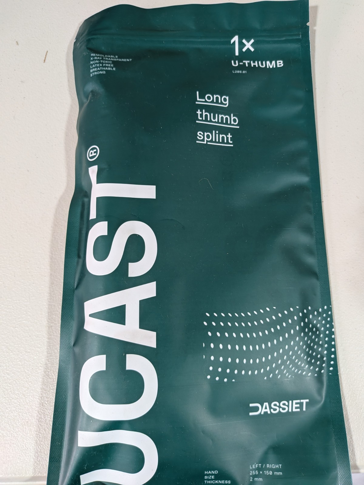 Dassiet Ucast U-Thumb Long Thumb Splint Finland