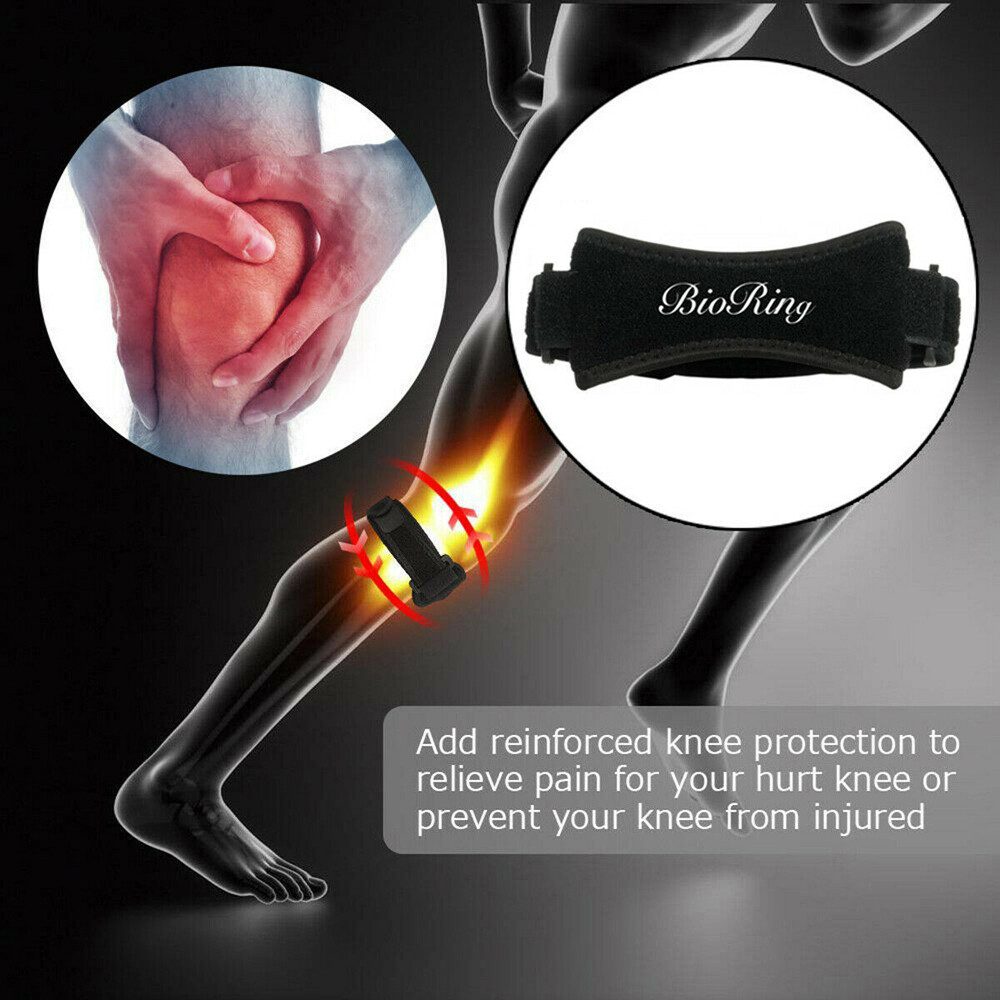 2x Knee Braces Patella Support Strap For Sports Gym Joint Pain Arthritis Relief