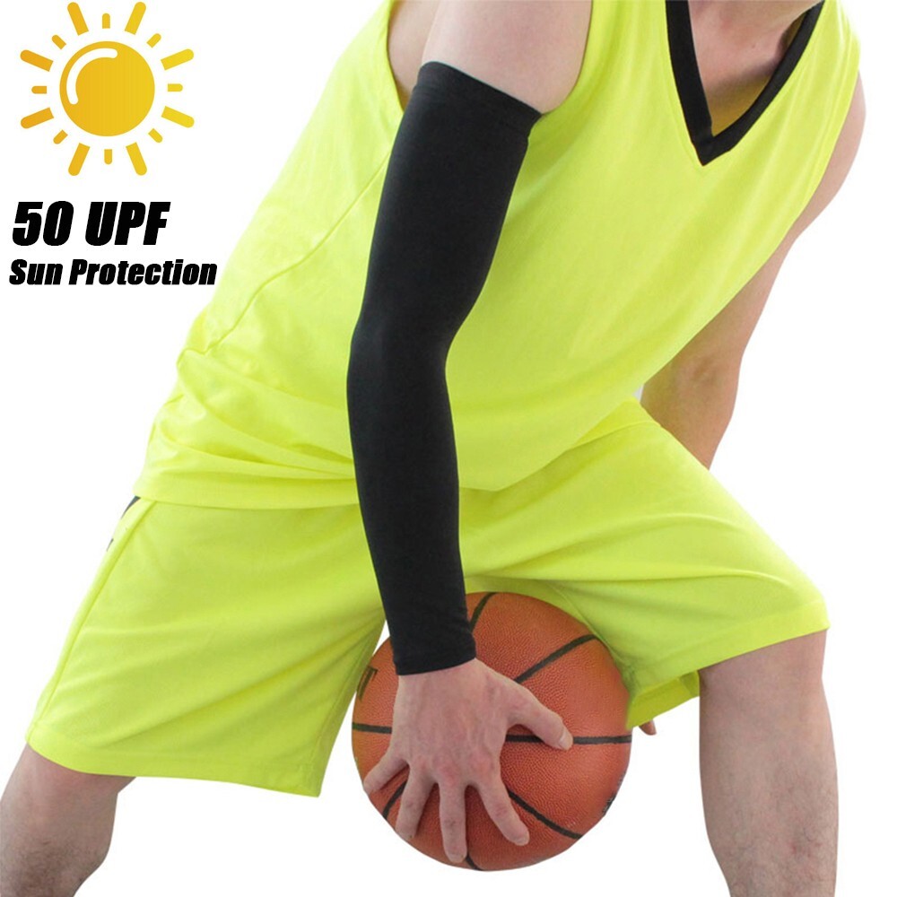 Sun Protection Cooling Compression Arm Sleeves for Women Men Workout Arm Sleeves