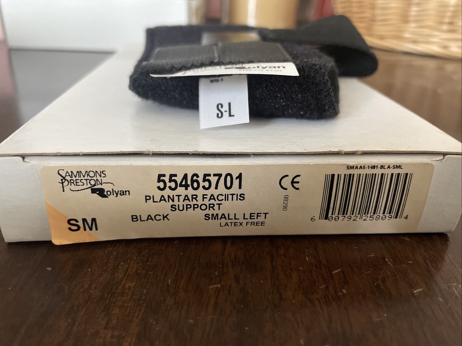 sammons preston Rolyan Plantar Fasciitis Support Small Left 55465701 New