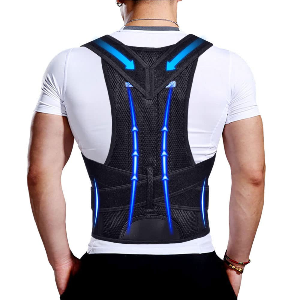 Upgraded Posture Corrector Back Brace for Men and Women, New Version Lumbar Supp