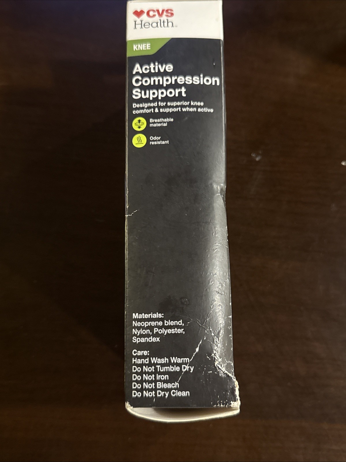CVS Health Active Compression Knee Support Breathable Material Size XL