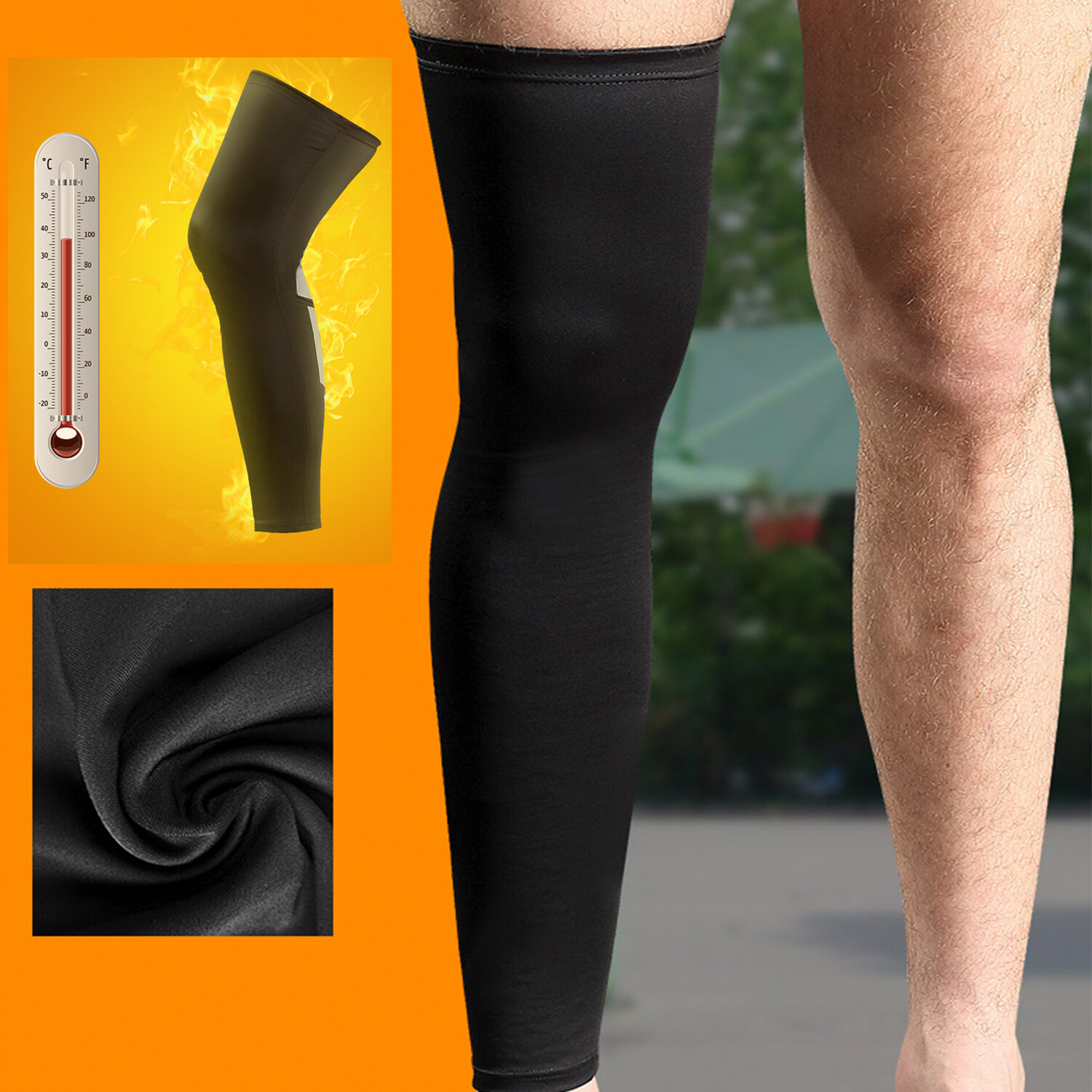 Knee Sleeve Compression Brace Support fit Sports Joint Arthritis Pain Relief US