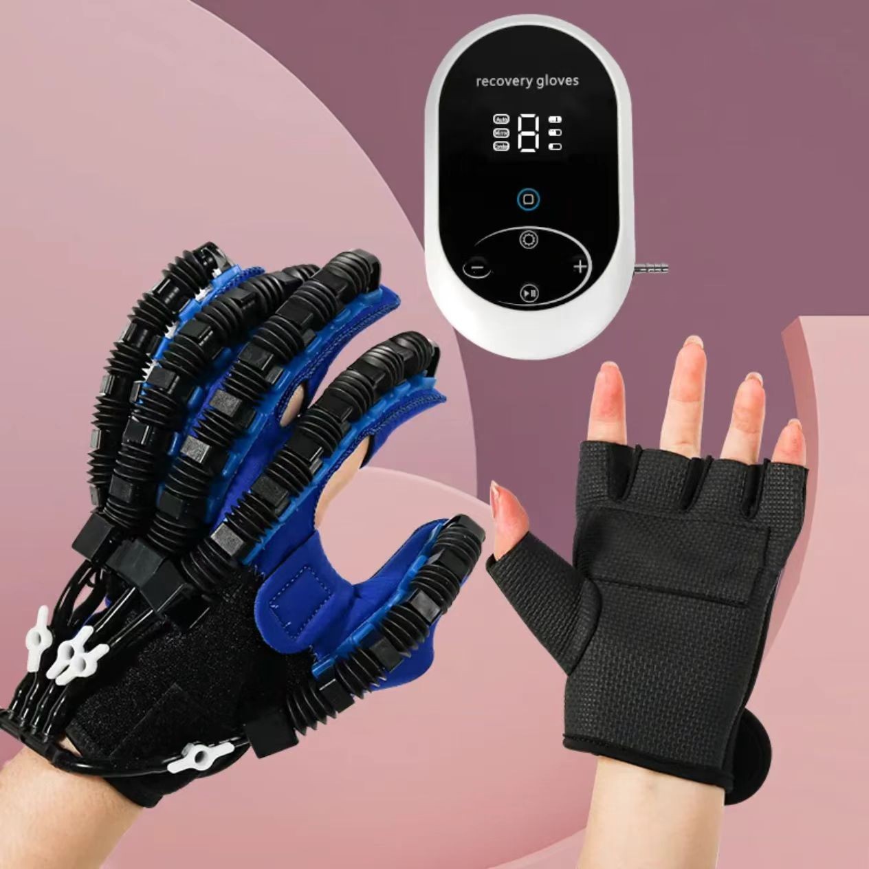 Rehabilitation Robot Glove Stroke Training Device Finger Exerciser Hand Function