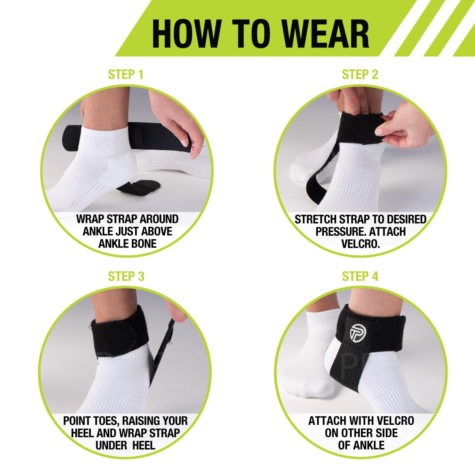 Pro-Tec Athletics Premium Achilles Tendon Support for Tendonitis Small/Large