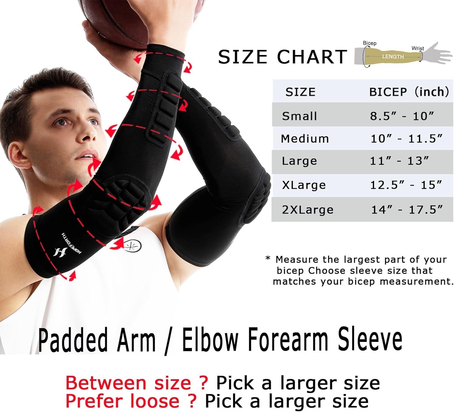 Adjustable 2PCS Arm Support Sleeves with Anti-Slip Design for Maximum Mobility