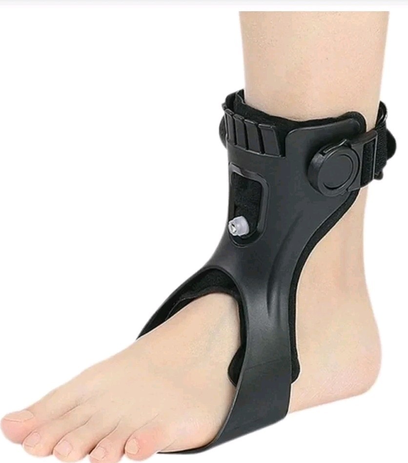 Ober FO-119 Drop Foot Brace Adjustable Black Lightweight Design