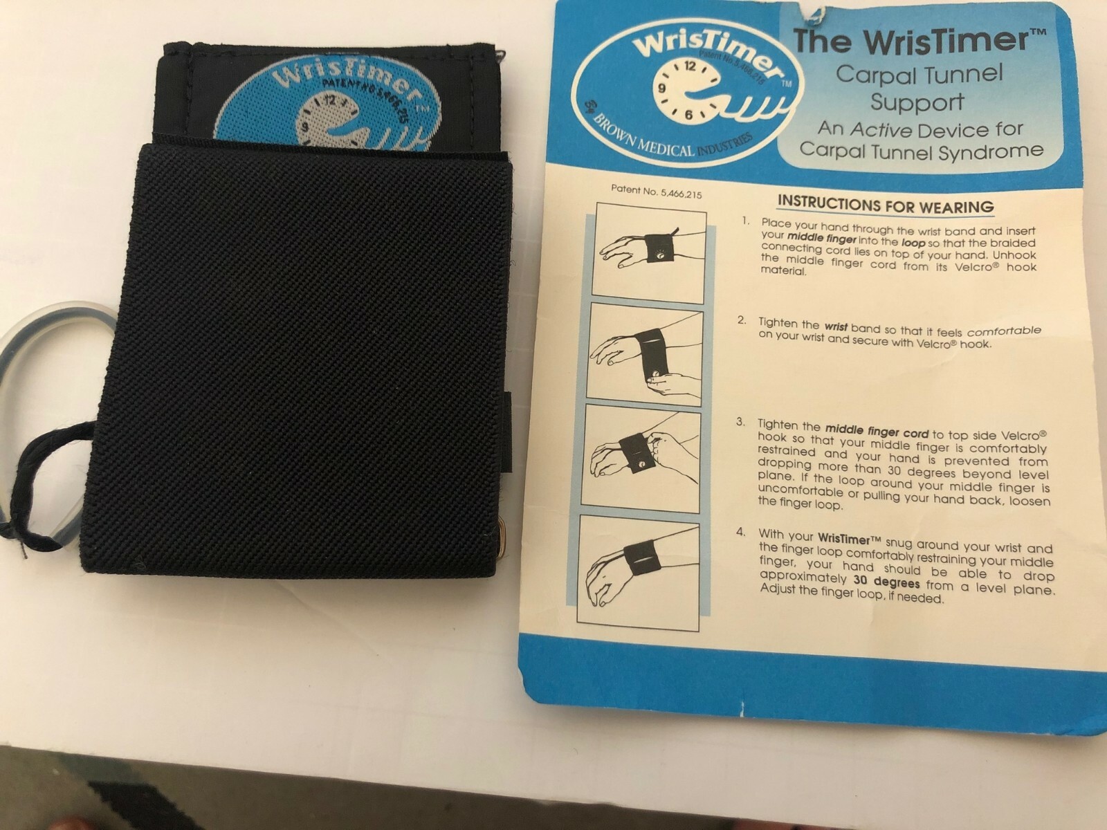 New Old Stock Wristimer Carpal Tunnel Wrist Support Small Fits Wrist 5.5-6.5″
