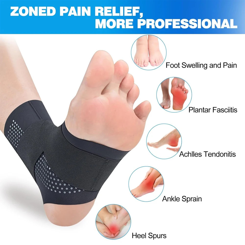 1PC Adjustable Compression Ankle Support Brace, Sports Ankle Stabilizer for Runn