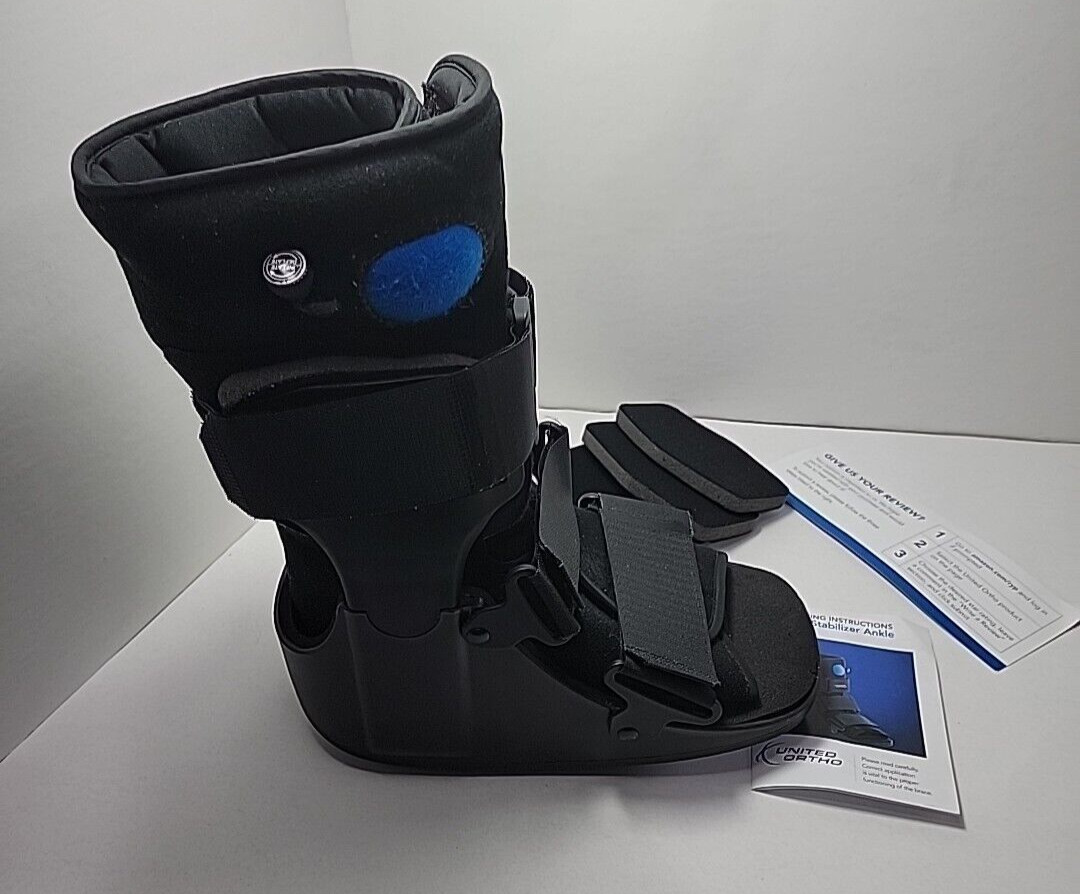 Cam Walking Boot Air Pump Short Leg Size Small Immobilizing Orthopedic Support