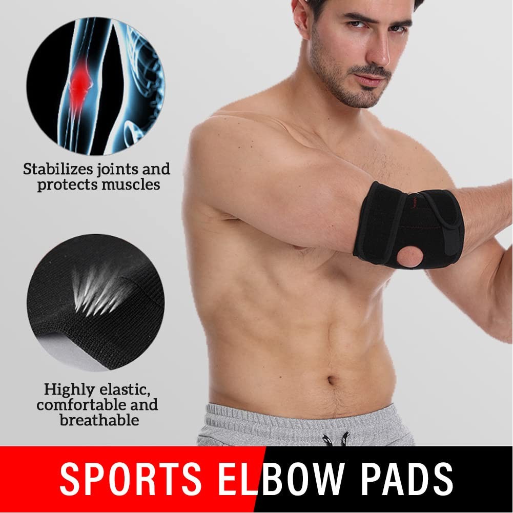 Milltrip Elbow Support Brace, Neoprene Compression Sleeve Tennis One Size