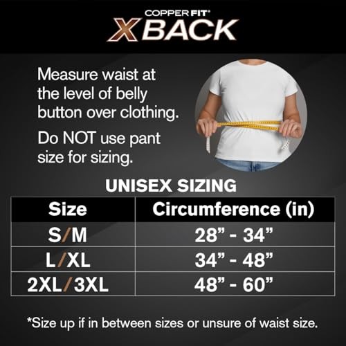 X-Back Brace for Lower Back Pain, Lumbar Support, Large/XLarge (34″-48″)