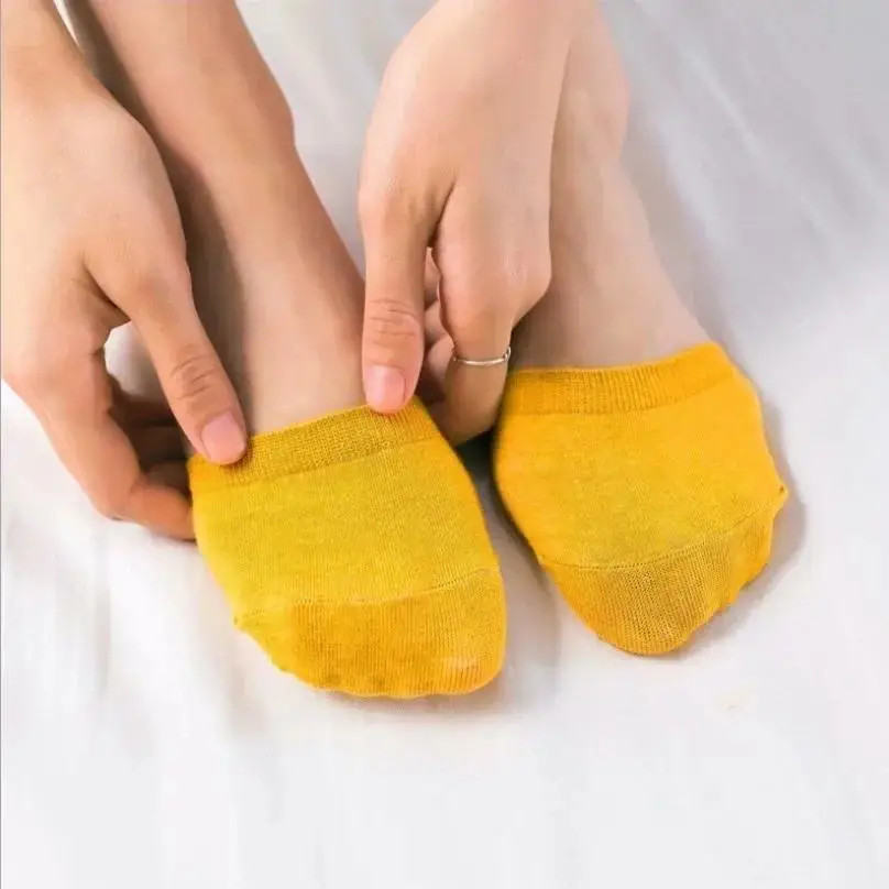 Socks Female Half Foot Toe Cover High Heels Invisible Breathable Socks Accessori