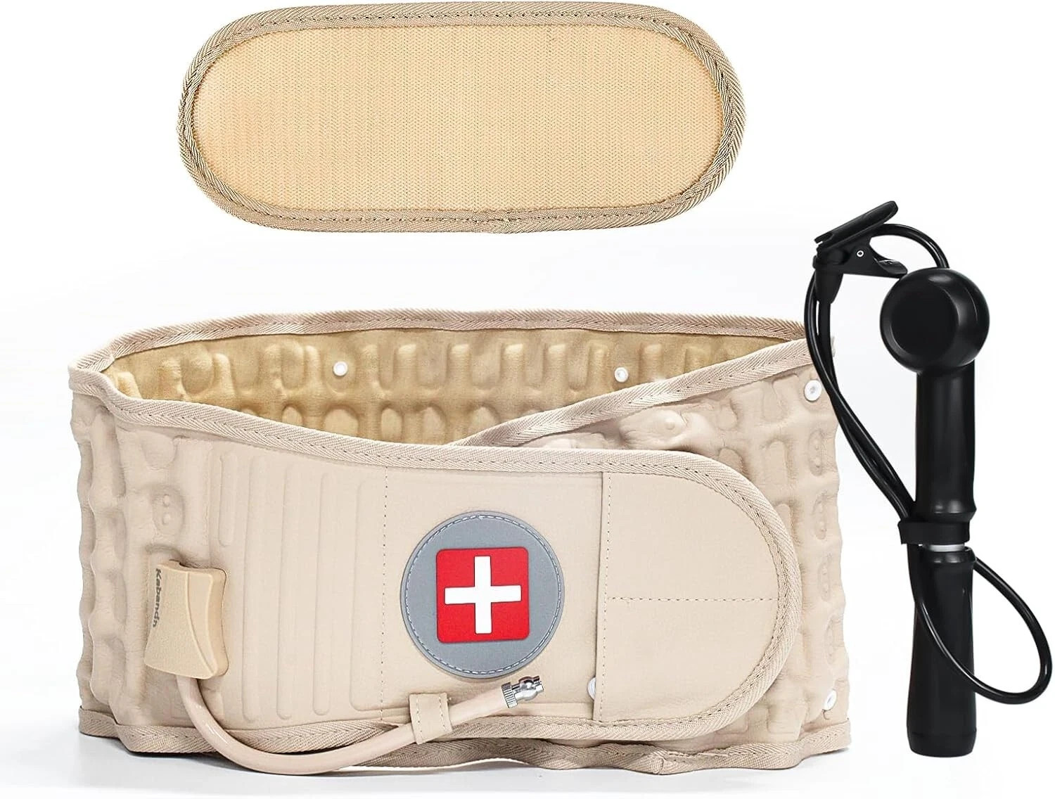Inflatable Waist Belt Back Massage Air Traction Spinal Lumbar Brace Pain Relieve