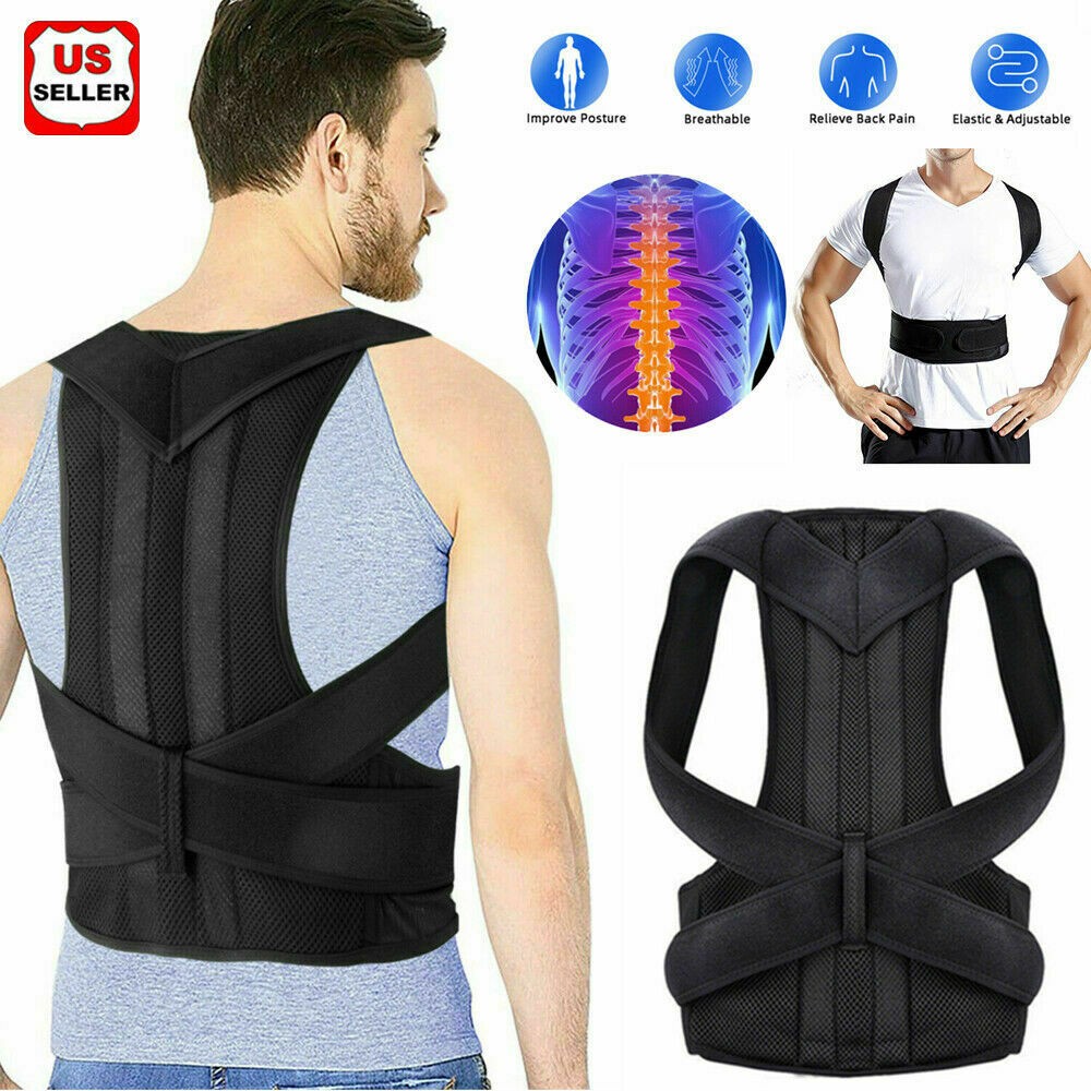 Adjustable Lumbar Support Lower Waist Back Belt Brace Pain Relief Men / Women