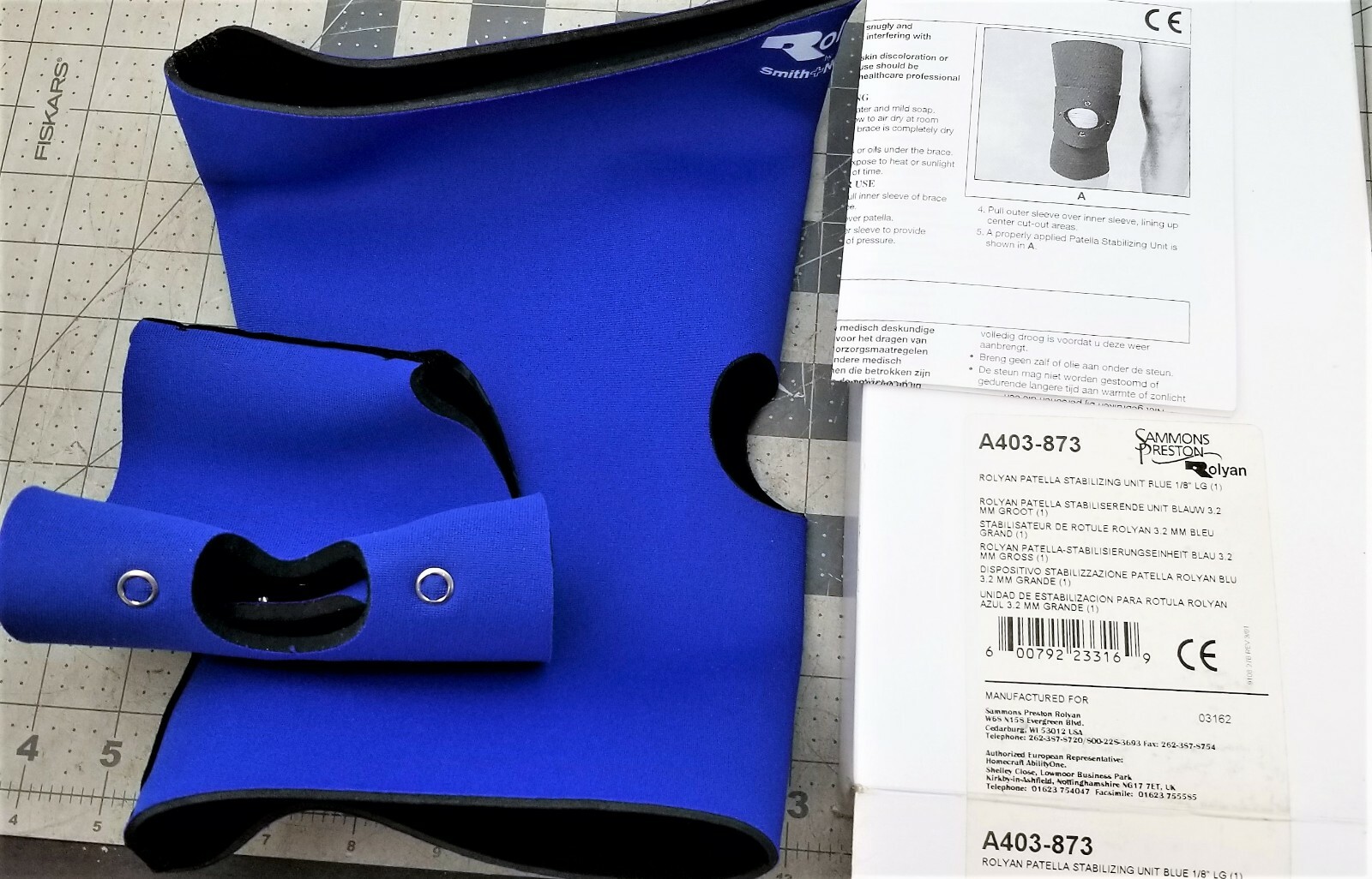 Rolyan Lateral J Support and Patella Stabilizer Left or Right LARGE [A5S3]