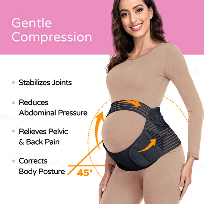 PREGNANCY MATERNITY BELT LUMBAR BACK SUPPORT BAND WAIST BELLY BUMP BRACE STRAP