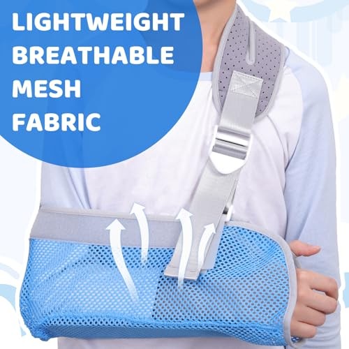Arm Sling for Kids, Arm Brace with Support Plate, Arm Support Sling Small
