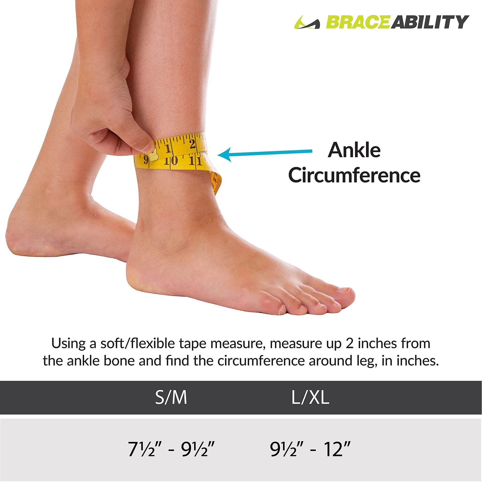 AFO Foot Drop Brace – Adjustable Soft Ankle Foot Orthosis Drop Foot Brace for…