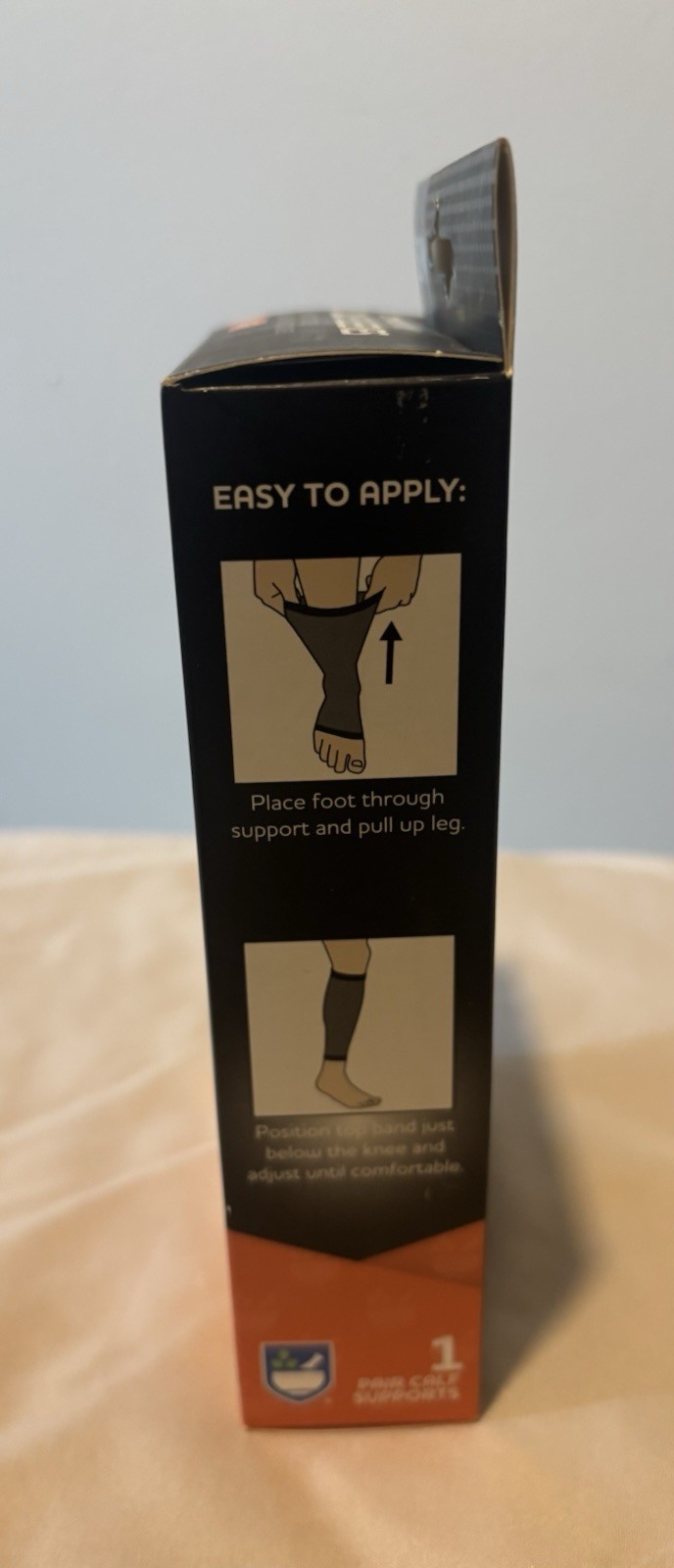 Rite Aid Compression Calf Sleeves 1 Pair S/m Support for Sore Injured Calfs New