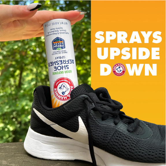 Arm & Hammer Odor Defense Fresh Scent Shoe Refresher Spray 4 oz