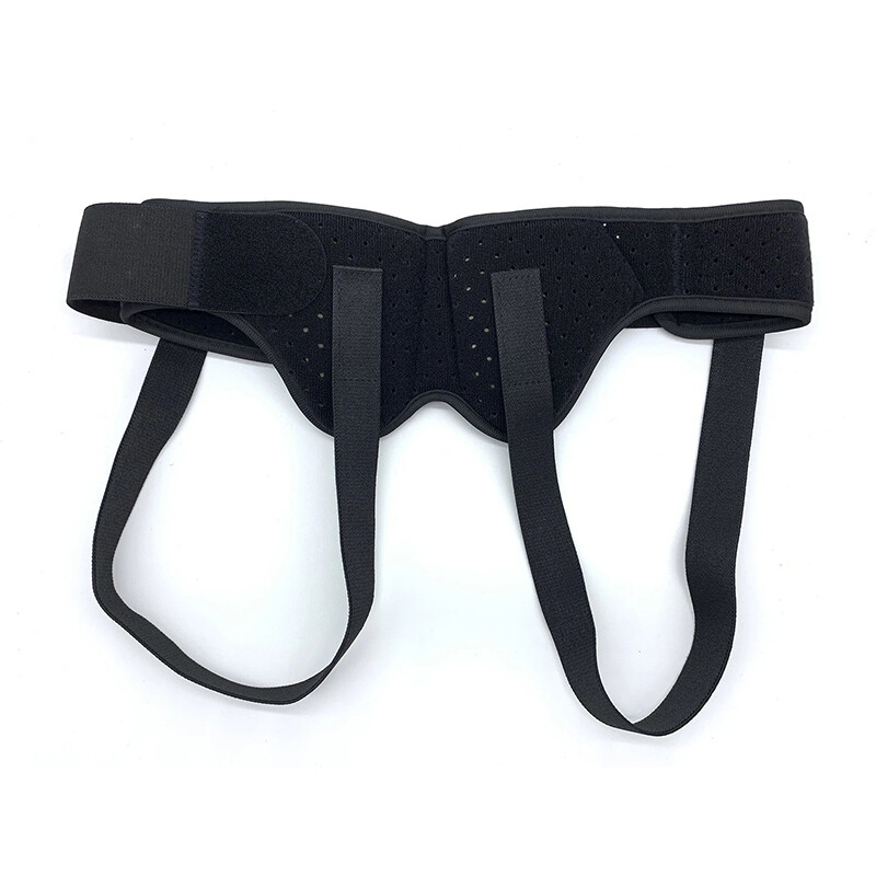 Adult Inguinal Hernia Support Belt Double Groin Truss Brace Pain Relief & Pads