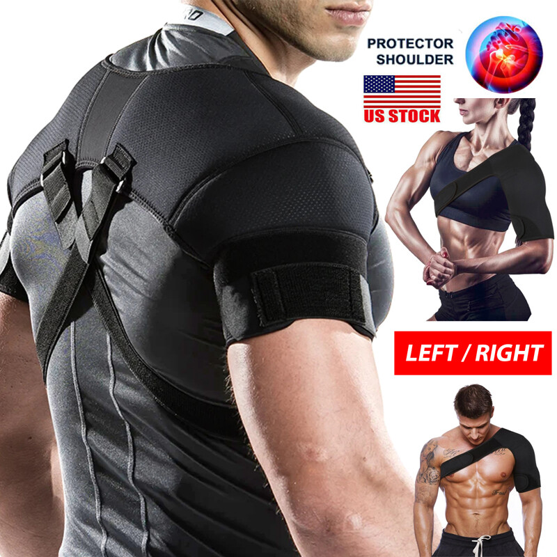Shoulder Brace Support Compression Sleeve Torn Rotator Cuff Relief Joint AC Pain