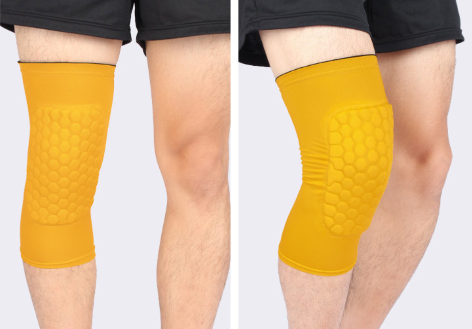 Crashproof Protective Gear Youth Men Basketball Knee Pads Compression Leg Sleeve