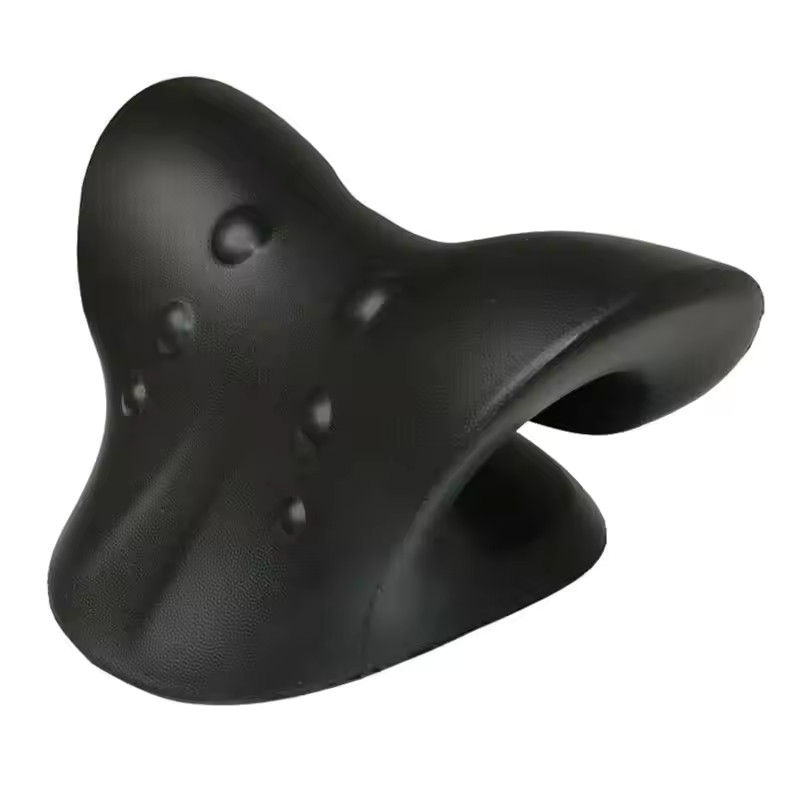 Neck Stretcher Pillow Cervical Neck Support Relaxation Cushion Yoga Exercise Bla