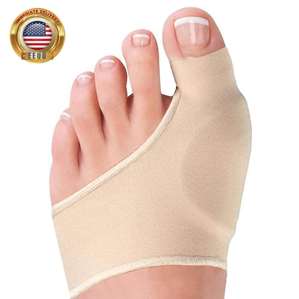2 Bunion Relief Pads Sleeve – Bunion Splint Orthopedic Bunion Corrector Socks –
