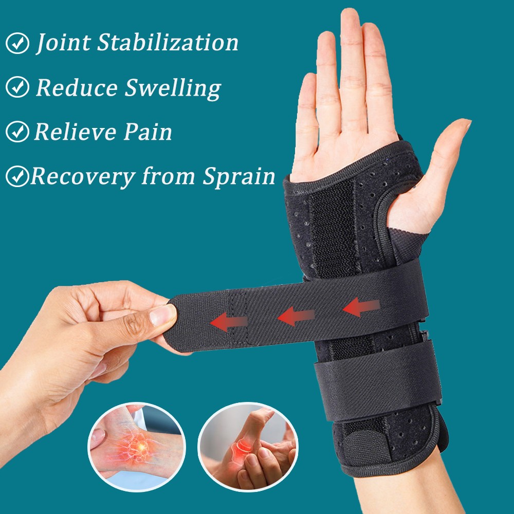 Splint Wrist Brace Hand Carpal Tunnel Wrist Support Sprain Arthritis Pain Relief