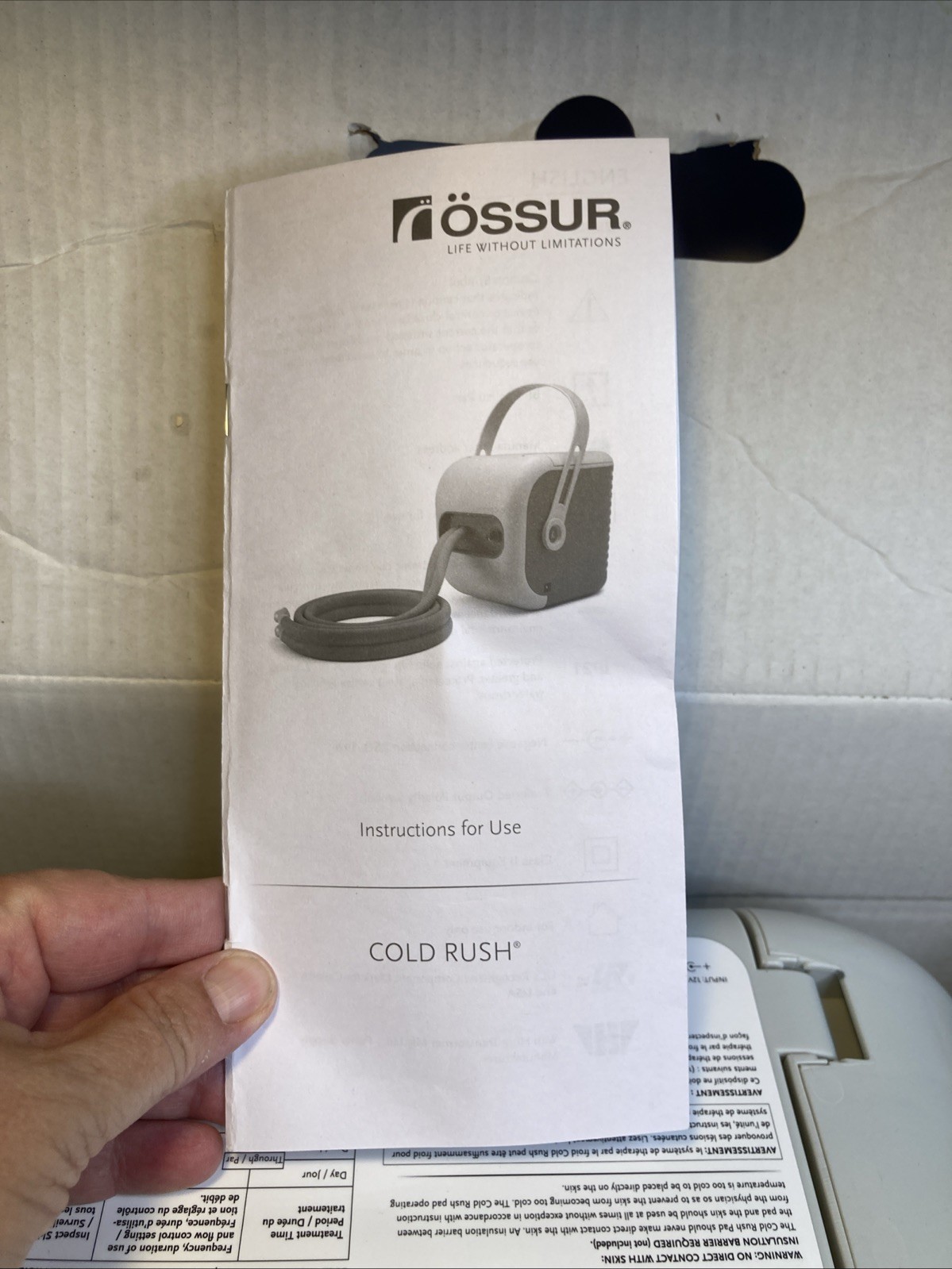 Ossur Could Rush Cold Pack B-232000010 No Pad