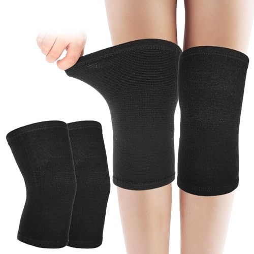 Bamboo Knee Sleeve, Elastic Compression Knee Brace Breathable Knee Pads Leg Slee