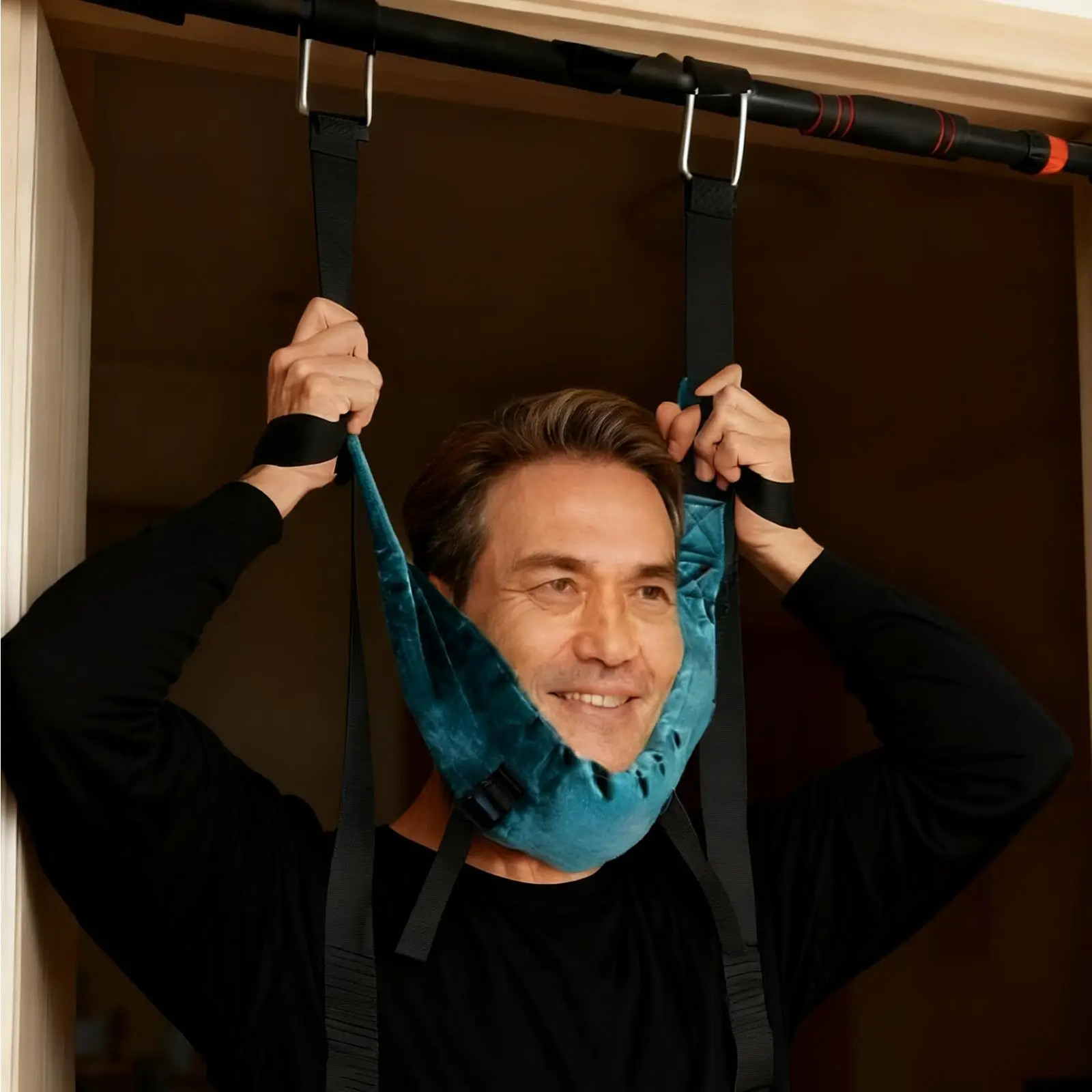 Neck Stretcher Brace Cervical Traction Device for Home Use Portable Neck Relief