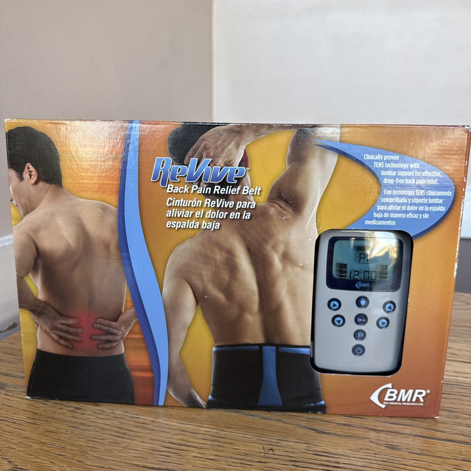 BMR Revive Back Pain Relief Belt w/ TENS Technology