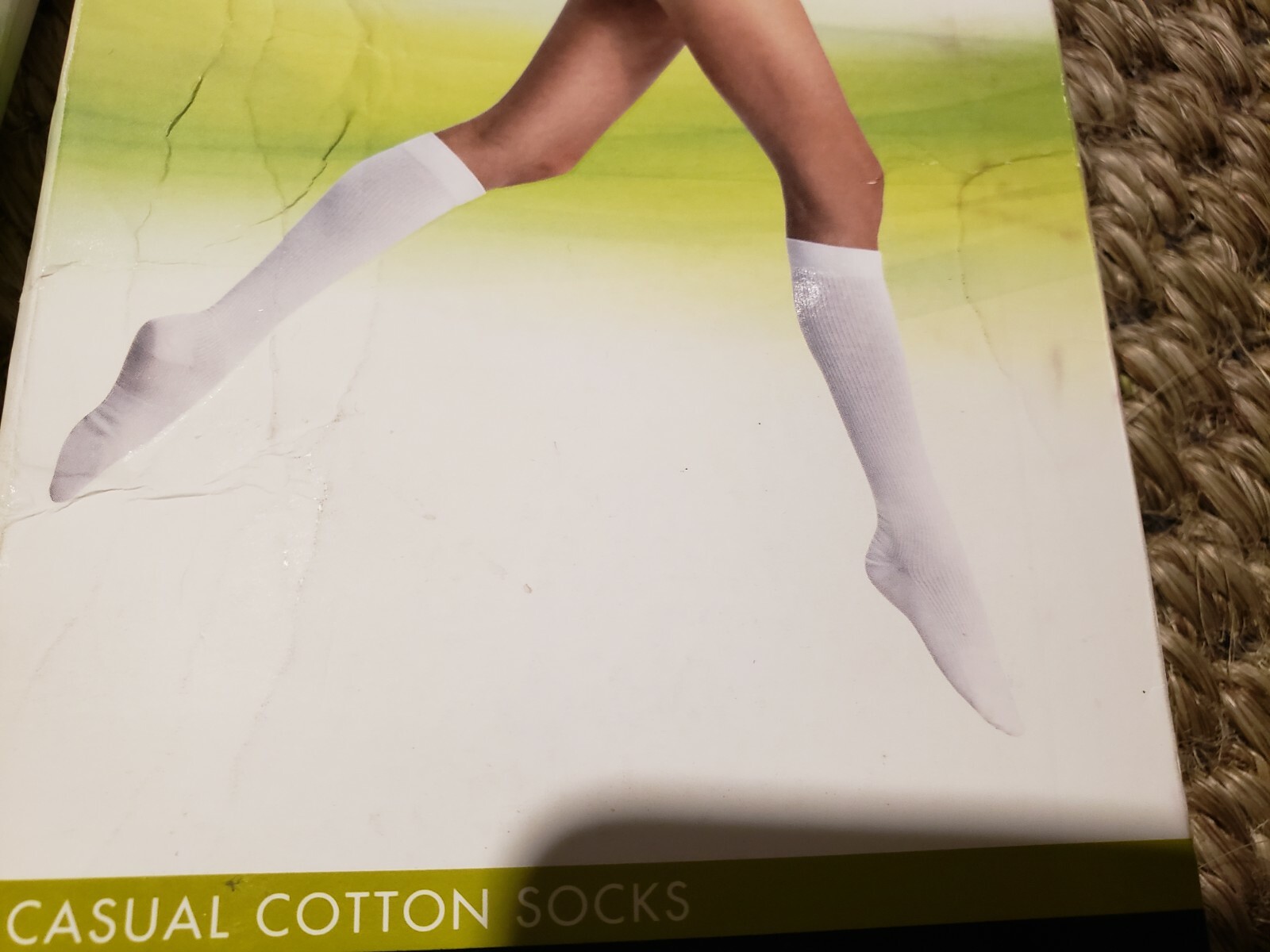 2 lot SIGVARIS CASUAL COTTON 146 Knee High Compression Socks 15-20mmH szB white