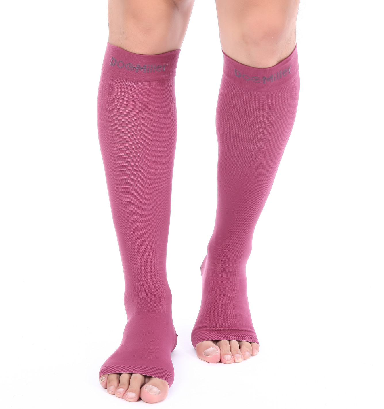 Doc Miller Open Toe Socks Compression Socks 20-30 mmHg Recovery Varicose Veins